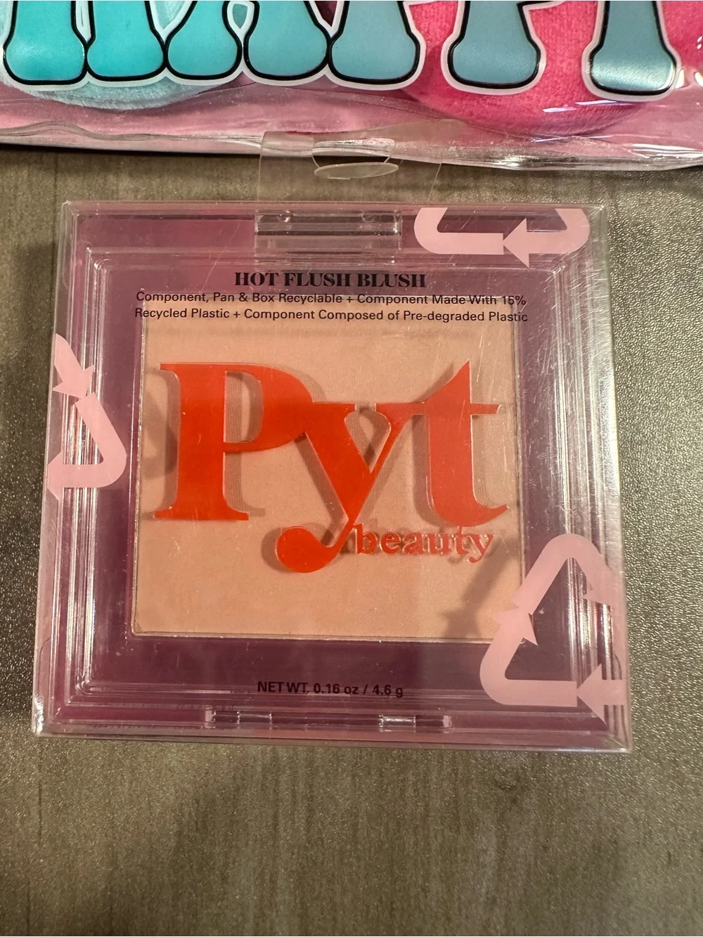 PYT‎ Blush and Powder Puff Set New